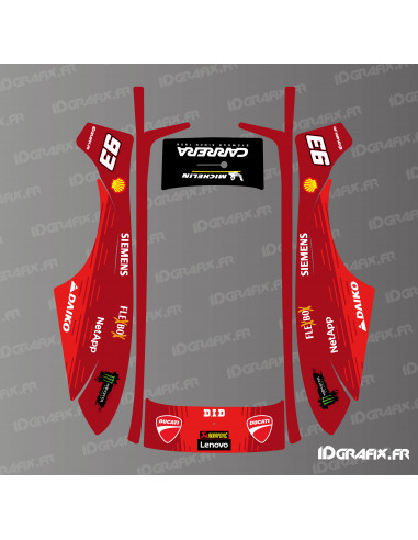 Sticker Ducati Moto GP Edition (Marquez) - ECOVACS Goat O500 / O800 robotic mower - Idgrafix