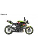 Kit déco Perso pour Triumph Speed triple (vert + GB Flag)