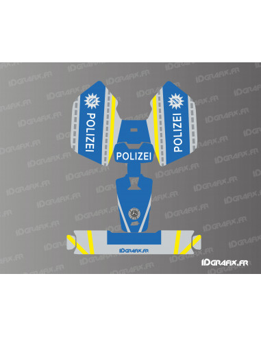 Sticker Polizei Edition (Germany) - Mammotion LUBA Mini robot cortacésped - Idgrafix