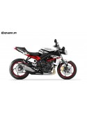 Kit-deco-Persönlich für Triumph Speed triple (Rot)
