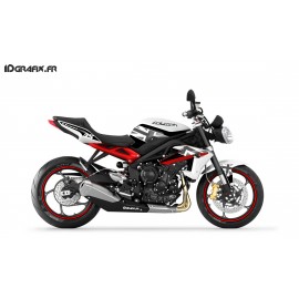 Kit deco Perso per a Triumph Speed triple (Vermell) -idgrafix