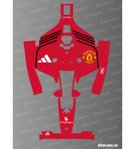 Pegatina del Manchester United Football Edition - Robot cortacésped Mammotion LUBA 2 - Idgrafix