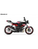 Kit déco Perso pour Triumph Speed triple (Rouge+GB Flag)