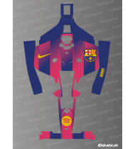 Pegatina de la edición de fútbol del FC Barcelona - Robot cortacésped Mammotion LUBA 2 - Idgrafix