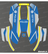 Pegatina de la Policía (Alemania) - Robot cortacésped Husqvarna AUTOMOWER - Idgrafix