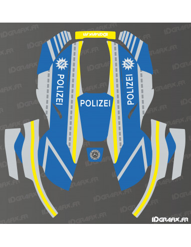Sticker Polizei Edition (Allemagne) - Robot de tonte Husqvarna AUTOMOWER -  Idgrafix