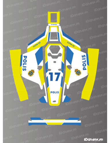 Sticker Polis Edition (Suede) - Robot de tonte Mammotion LUBA 1 -  Idgrafix