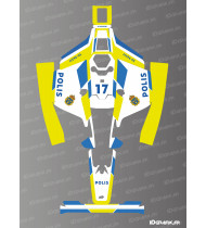Polis Edition Sticker (Sweden) - Mammotion LUBA 2 Robot Lawnmower - Idgrafix