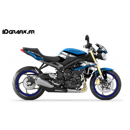 Kit deco Perso for Triumph Speed triple (blue)