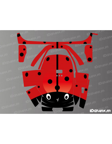 Aufkleber „Ladybug Edition“ – Segway Navimow X3 Rasenmäherroboter – Idgrafix