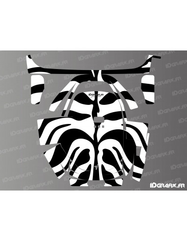 Zebre Edition sticker - Segway Navimow X3 mowing robot - Idgrafix