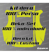 Pegatina 100 % personalizada - Robot cortacésped EcoVacs Goat O500 / O800 - Idgrafix