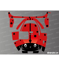 Ladybug Edition Sticker - Segway Navimow X3 Lawnmower Robot