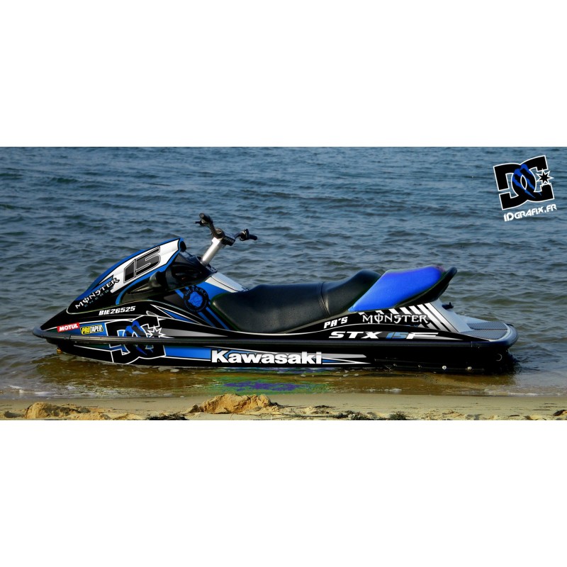 Kit dekor 100% Persönlich für Kawasaki STX-15F - TSMC -idgrafix