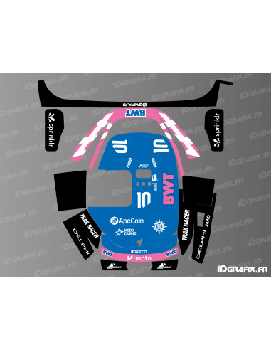 Adesivo Alpine F1 Edition - Robot tagliaerba Segway Navimow X3 - Idgrafix
