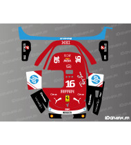 Sticker Scuderia F1 Edition (Leclerc) - Segway Navimow X3 mowing robot - Idgrafix