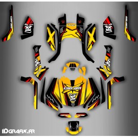 Kit decorazione Gorilla Serie Completa (Giallo) - IDgrafix - Can Am Outlander (G2)