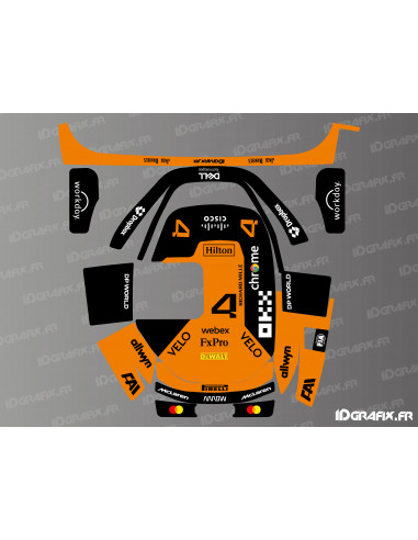 Aufkleber MC Laren F1 Edition (Norris) - Segway Navimow X3 Mähroboter - Idgrafix