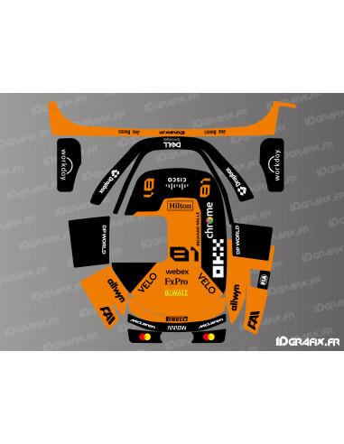 Pegatina MC Laren F1 Edition (Piastri) - Robot cortacésped Segway Navimow X3 - Idgrafix