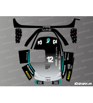 Adesivo Mercedes F1 Edition (Antonelli) - Robot tagliaerba Segway Navimow X3 - Idgrafix