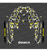 Kit de decoración de camuflaje digital de edición completa (amarillo lima) para Seadoo GTI (posterior a 2020) - Idgrafix