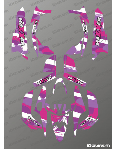 Kit Decoratiu Tag Edition (Rosa) - Kymco 300 Maxxer (després del 2020) - Idgrafix