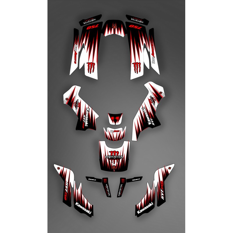 Kit deco Perso Full für Kawasaki KVF 750 (bis 2010) -idgrafix
