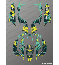 Kit Déco Color Edition (Vert/Jaune) - Kymco 300 Maxxer (après 2020) -  Idgrafix
