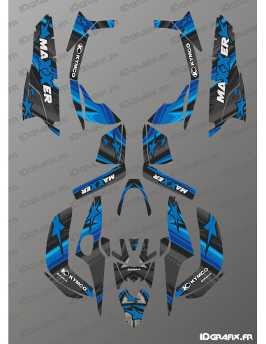 Kit Déco Color Edition (Bleu) - Kymco 300 Maxxer (après 2020) -  Idgrafix