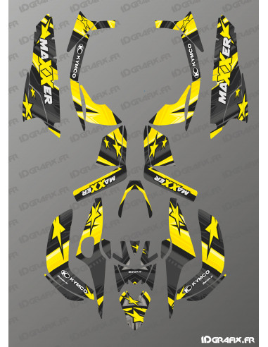 Kit Déco Color Edition (Jaune) - Kymco 300 Maxxer (après 2020) -  Idgrafix