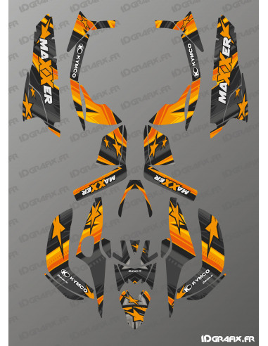 Kit Déco Color Edition (Orange) - Kymco 300 Maxxer (après 2020) -  Idgrafix