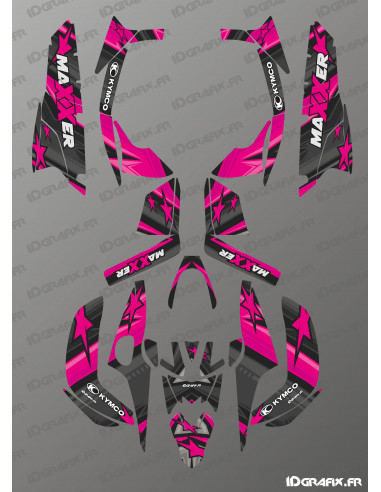 Kit Déco Color Edition (Rose) - Kymco 300 Maxxer (après 2020) -  Idgrafix