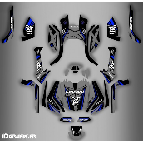 Kit décoration Gorilla Gris Series Full - IDgrafix - Can Am Outlander (G2)