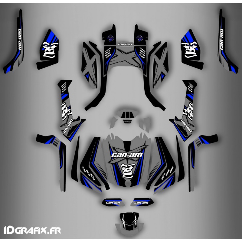 Kit dekor Gorilla Grau Series Full - IDgrafix - Can-Am Outlander G2 - () -idgrafix