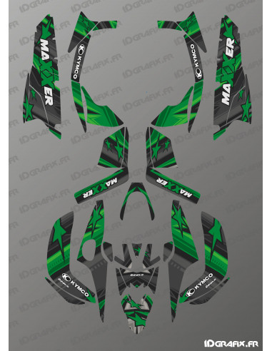 Kit Decoratiu Edició Color (Verd) - Kymco 300 Maxxer (després del 2020) - Idgrafix