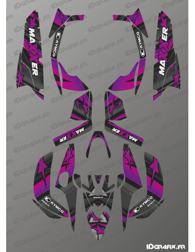 Kit Déco Color Edition (Violet) - Kymco 300 Maxxer (après 2020) -  Idgrafix