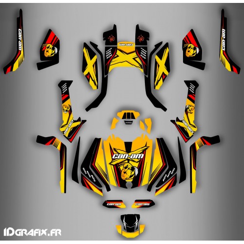 Kit de decoración Hornet de la Serie Completa IDgrafix - Can Am Outlander (G2) -idgrafix