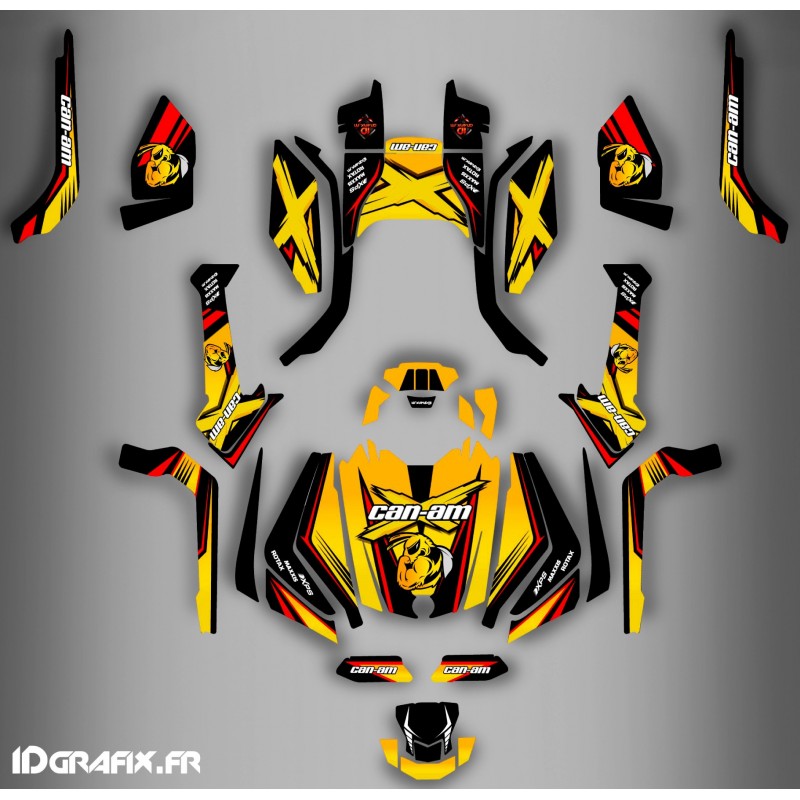 Kit dekor Hornisse Series Full - IDgrafix - Can-Am Outlander G2 - () -idgrafix