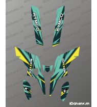 Kit de decoración Color Edition (verde/amarillo) - Kymco 300 Maxxer - Idgrafix