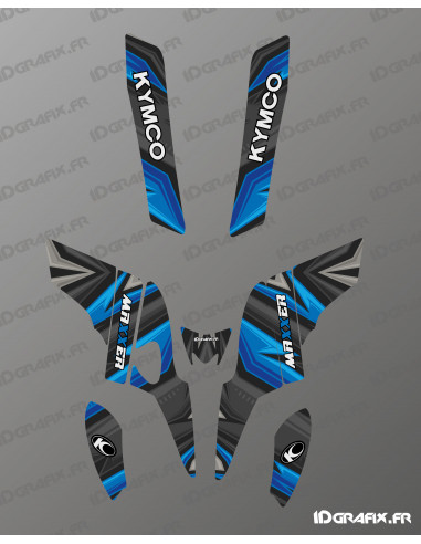Kit Déco Color Edition (Bleu)- Kymco 300 Maxxer -  Idgrafix