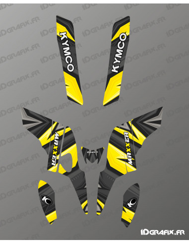 Kit Déco Color Edition (Jaune)- Kymco 300 Maxxer -  Idgrafix