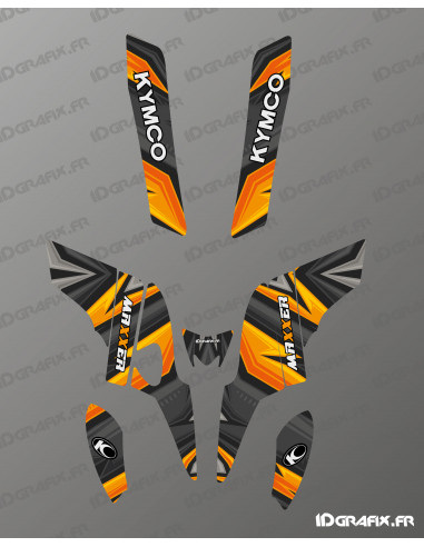 Kit Déco Color Edition (Orange)- Kymco 300 Maxxer -  Idgrafix