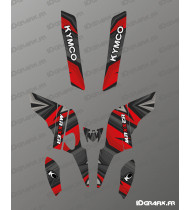 Kit de decoración Color Edition (rojo) - Kymco 300 Maxxer - Idgrafix