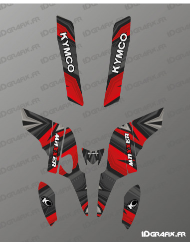 Kit Déco Color Edition (Rouge)- Kymco 300 Maxxer -  Idgrafix