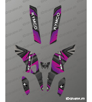Kit de decoración Color Edition (morado) - Kymco 300 Maxxer - Idgrafix