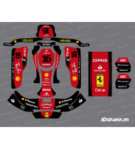 Scuderia F1-series graphic kit for CRG Rotax 125 Karting