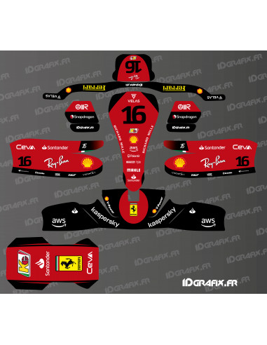 Kit gráfico Ferrari F1 Edition para Karting...