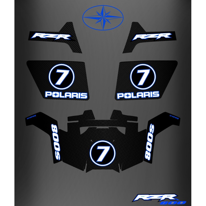 Kit dekor RZR 800S + Türen - IDgrafix - Herr DELATTRE -idgrafix
