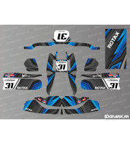 Kit di decorazioni Color Edition (blu) per TonyKart Karting - OTK M7 - M10 - Idgrafix