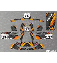 Kit de decoración Color Edition (naranja) para karts TonyKart - OTK M7 - M10 - Idgrafix